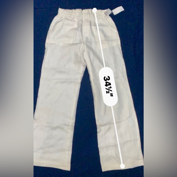 ☀️Neiman Marcus ☀️ Sunset Beach Linen 100% Pants☀️Nuevo☀️Small ⭐️#MAC - Picture 8 of 11